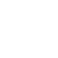 White lightning bolt icon on black background.